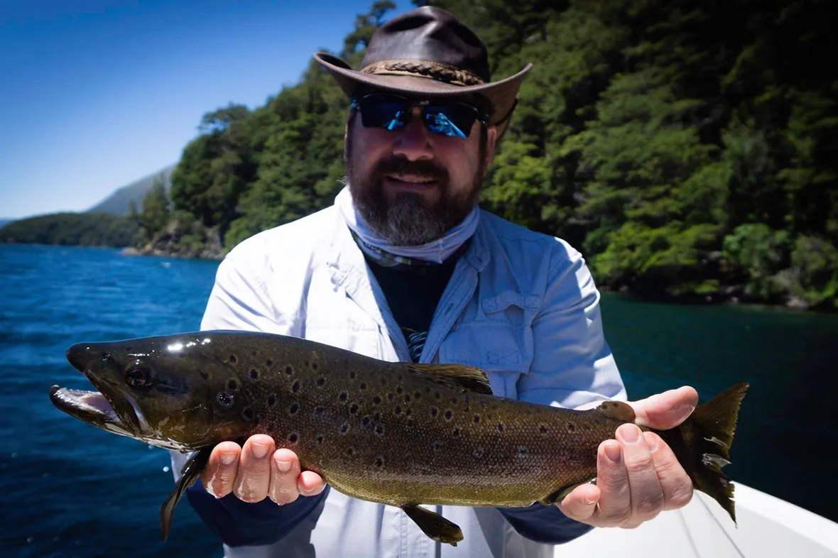 Steven Berger with a huge fish